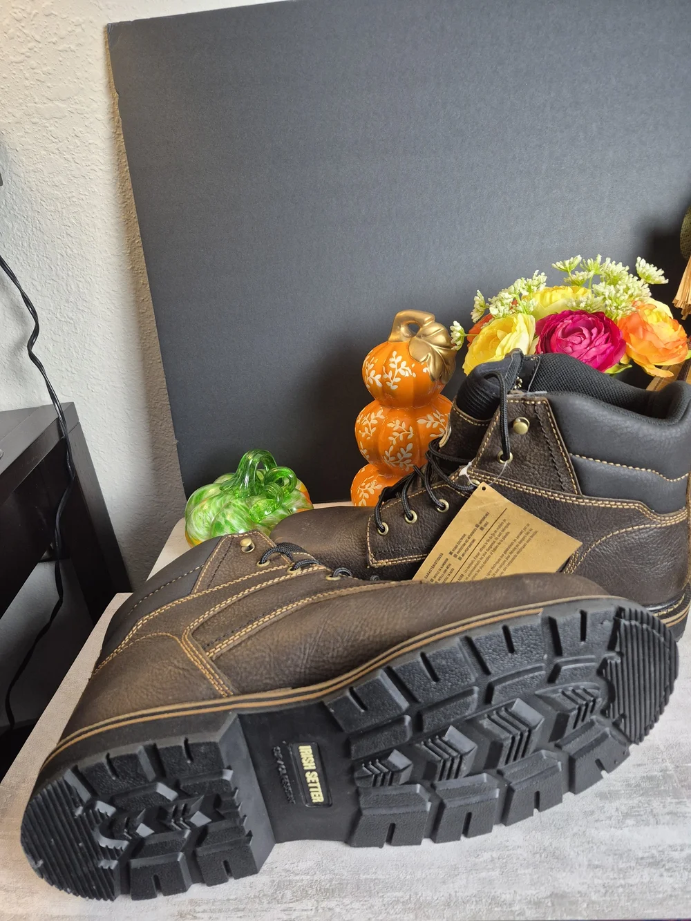 Irish Setter Mens Steel Toe Waterproof Work Boots! New with tags! Size 13